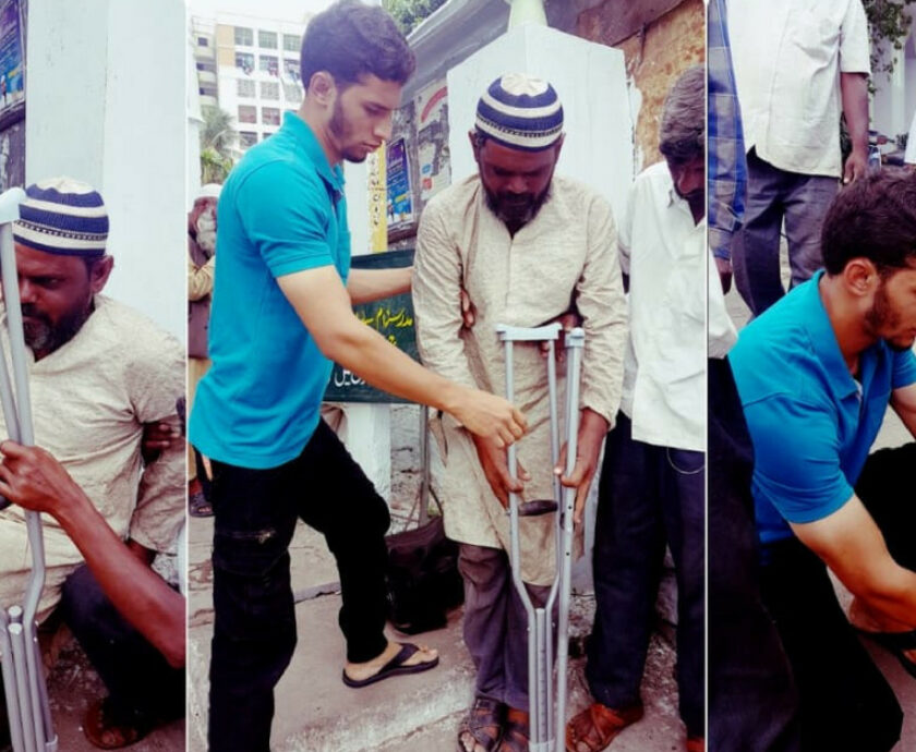 Hyderabads-Sujathullah-also-tends-to-the-sick-helping-them-with-medical-care.